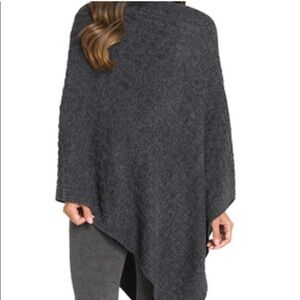 Barefoot Dreams Cozy Chic Lite Cable Poncho